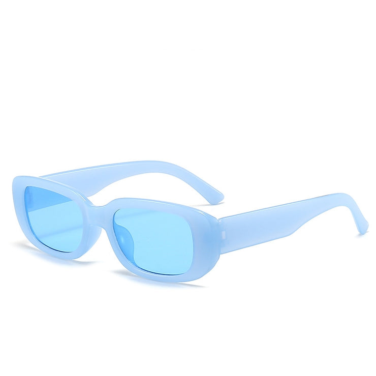 Box Small Fashionable Sunglasses 1 1 Blue  