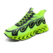 Neon Blade Green Rave Techno 90's Sneakers Shoes. Flying Woven Breathable Clunky 1 1 Green 39 