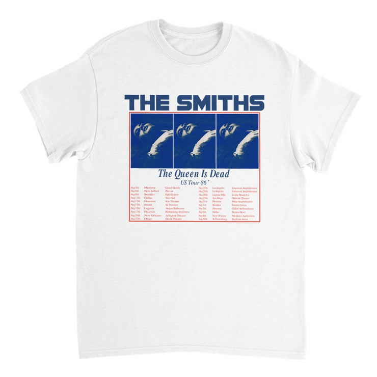 The Smiths Vintage Shirt, Us Tour 86 Queen Is Dead, Graphic Tees ,Aesthetic Clothes,Grunge Clothing Print Material Love Your Mom White S 