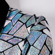 Sequin Mirror Jacket Men's Festival Outfit Men Party Clothing Futuristic Tuxedo 1 1   