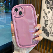 Fluffy Bubble iPhone 14 Case, Cute Solid Color Soap Shell for iPhone for her iphone case 1 Pink IPhone11 