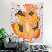 Lovely Cat Moon Sun Tarot Tapestry,Cats Tapestry,Moon Star Tapestry,Wall Hangings,Bedroom Dorm Decor,Window DIY Decor,Home Decor,Tablecloth,Gift loveyourmom Love Your Mom   