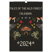 The Wild Forest Wall 2024 Calendar, Cottagecore Calendar Gift, Floral Nature Lovers Gift Print Material Love Your Mom  Ledger (11″x16.5″)  