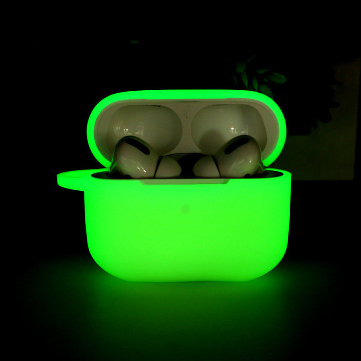 Glow Neon AirPods Pro Silicone Case, Luminous Glow In The Dark Rave reflective cool AirPods Pro Cover 1 1 Green AirPods Pro 
