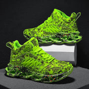 Techwear Sneaker Cyberpunk Shoes Futuristic - Neon Rave Sneakers. Luxury Designer Street Wear Trap Teachwear 1 1 Green 38 