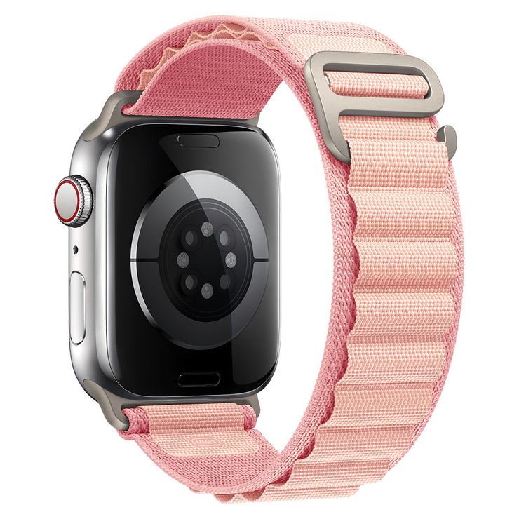 Apple Watch Metal Band, Black, Pink, Red, Green IWatch Band Nylon Strap gift 1 1 Pink 40to41 