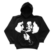 Cool Y2K Oversized Black Hoodies, Rave Techno Party Festival Top loveyourmom Love Your Mom   