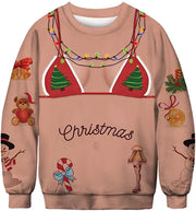 Funny ugly Christmas Sweater gift, Plus size Meme Christmas Crewneck Pullover Holiday Party Sweatshirt, M - 6XL 1 1 5 Style 5XL 
