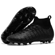 Football Men's High-top Foot Sock Training Shoes loveyourmom Love Your Mom Black 39 