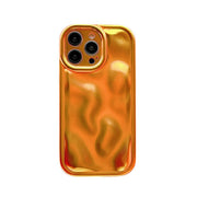 Neon Rave Meteorite iPhone 13/14 Case, fluorescent orange meteorite stripes, red,green iphone case 1 Orange Iphone13 