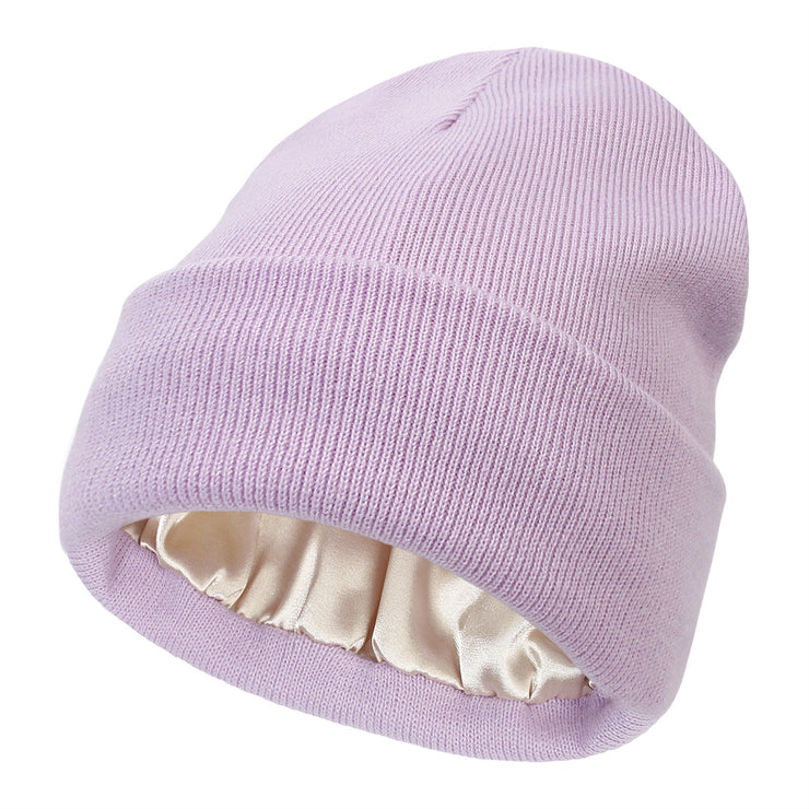 Fashionable Warm Knitted Wool Hat loveyourmom Love Your Mom 5 Purple  