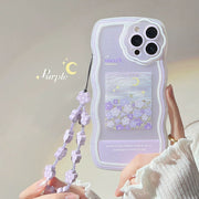 Purple Moon Flower Star Sweet Wavy iPhone case for iPhone14 13 12 11 Phone Case 1   