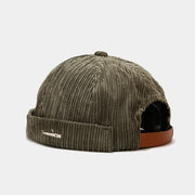 London Corduroy Landlord Hat Cap, Trendy Stylish Streetwear Hat, Adjustable, Aesthetic Dad Hat, Minimalist Classic Cool Hat, Farm Hat loveyourmom Love Your Mom Army Green Adjustable 