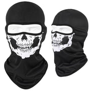 Cool Skii Mask, Balaclava Breathable Skull Print Bandana for Dust Protection & UV Protection 1 1 Half skull  