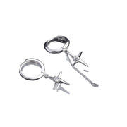 Berlin Man Rave Festival S925 Silver Earrings, Ruffian Star Sense Earrings loveyourmom Love Your Mom   