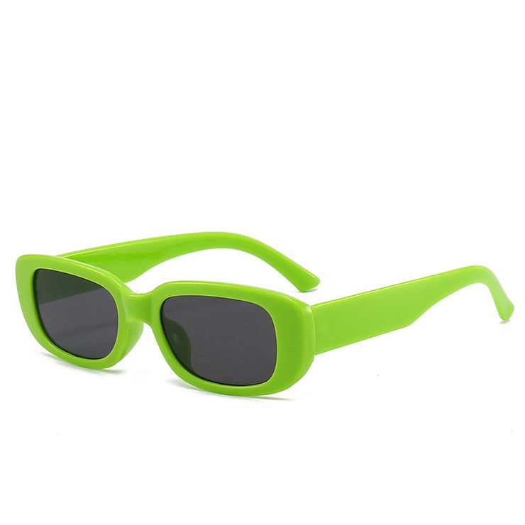 Box Small Fashionable Sunglasses 1 1 Green  