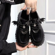 Metal Chain Platform Lolita Gothic Shoes Woman 2023 Spring College Style Patent Leather Pumps Women Japan School Uniform Shoes 1 1   