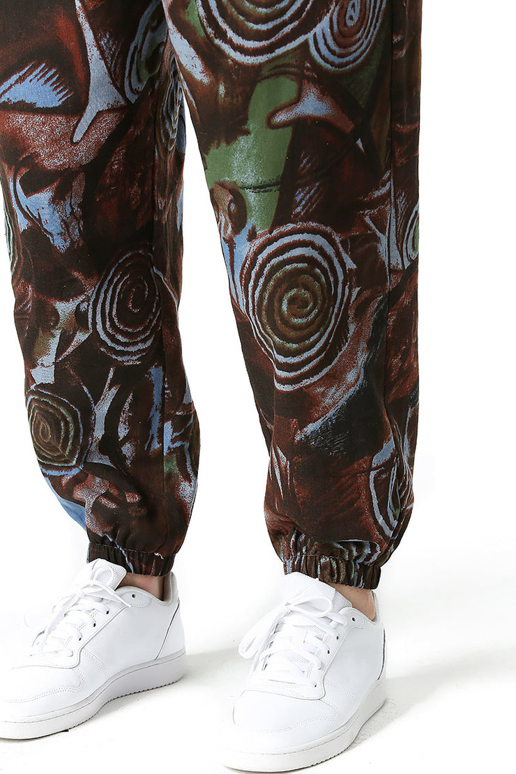 African Style Linen Men Pants, Bazin Hipster Geometric Rave Bohemian Style Loose Wide Leg Casual Dashiki Trousers 1 1   