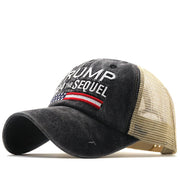 Hot Trump 2024 American Presidential Hat Make America Great Again Hat Donald Trump Republican Hat Cap MAGA Embroidered Mesh Cap loveyourmom Love Your Mom Black adjustable 