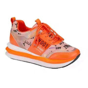 Berlin Women Sneakers Urban Style Streetwear Trainers loveyourmom Love Your Mom Orange 35 