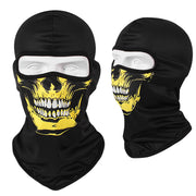 Cool Skii Mask, Balaclava Breathable Skull Print Bandana for Dust Protection & UV Protection 1 1 Yellow skull  