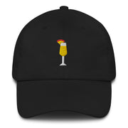 Mimosa embroidered Hat, Cute bar hipster Hat , Gift Mimosa - Gifts For Bartenders  Love Your Mom  Black  