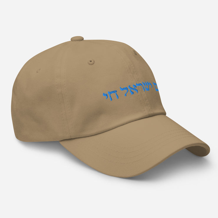 Am Yisrael Chai Unisex Dad hat, I Support Israel Cap Hat, Hebrew Quote, Jewish Pride, Jewish hat Gift, The people of Israel live  Love Your Mom   