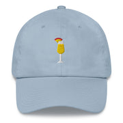 Mimosa embroidered Hat, Cute bar hipster Hat , Gift Mimosa - Gifts For Bartenders  Love Your Mom  Light Blue  