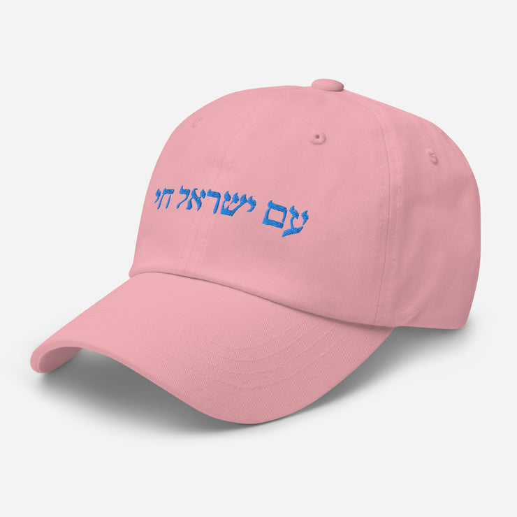 Am Yisrael Chai Unisex Dad hat, I Support Israel Cap Hat, Hebrew Quote, Jewish Pride, Jewish hat Gift, The people of Israel live  Love Your Mom   