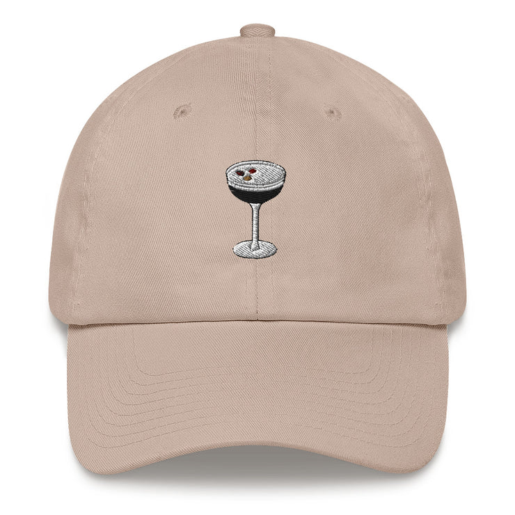 Espresso Martini Hat, Funny Embroidered Hipster Hat, Trendy Gift for Coffee Barista and Martini Lovers | Bachelorette Party Favor  Love Your Mom  Stone  