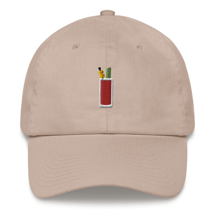 Bloody Mary embroidered Hat, on the Rocks Dad Hat, Bloody Mary lovers, mixology aficionados Gifts For Bartenders  Love Your Mom  Stone  