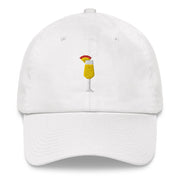Mimosa embroidered Hat, Cute bar hipster Hat , Gift Mimosa - Gifts For Bartenders  Love Your Mom  White  