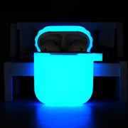 Glow Neon AirPods Pro Silicone Case, Luminous Glow In The Dark Rave reflective cool AirPods Pro Cover 1 1 Blue AirPods1 2 