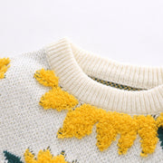 Knitted Sunflower Harajuku Y2K Sweater Winter Sweater Streetwear Sweatshirt 1 1   