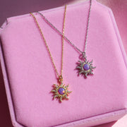 Sun Necklace, Purple Opal,Princess Necklace Bracelet 1 1   