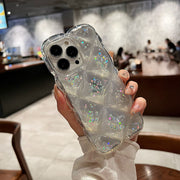 Diamond Sparkling Shiny Star Glitter iPhone Case ~ 3D Glitter Love Heart Case for iPhone 14 13 12 11Pro XS Max ~ 3D Ice Cubes Soft Phone Case 1 1 Pentagram IPhone13 