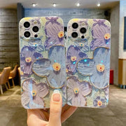 Colorful Oil Painting iPhone Case, Soft TPU Protective Bumper, for iPhone 14/13/12/11Pro Max Phone Case 1   