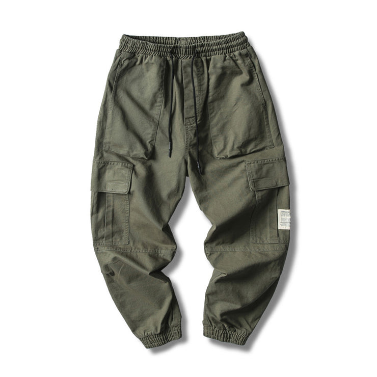 Japanese Trousers Men, High Waist Jogging Pants, Fashion Streetwear Outdoor Corduroy Trouser Pants, Minimalist Yoga Pants, Gifts for Him 1 1 Green M 