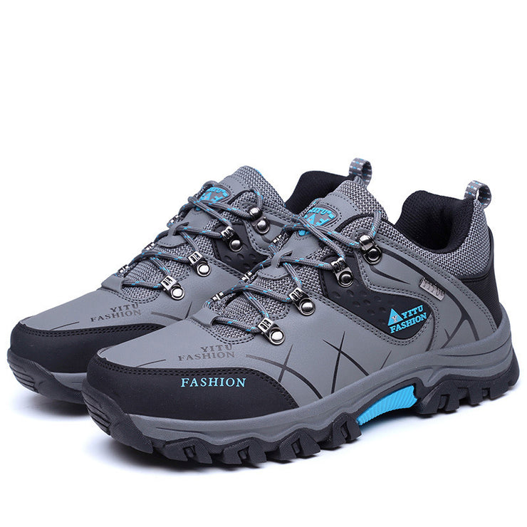 Outdoor Hiking Shoes Men, Travel Mountain Shoes, Nature Adventure Weekend Trip Shoes, Large Size Hiker Shoes, Hiker Gifts loveyourmom Love Your Mom Grey 39 