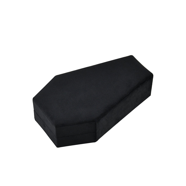 Coffin Jewelry Box | Black Gothic Coffin Jewelry Box | Gothic Jewelry | Black Coffin Jewellery Box with Red Velvet Interior 1 1   