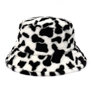 Cool Raver Festival Fur Plush Bucket Hat - Leopard. loveyourmom Love Your Mom   