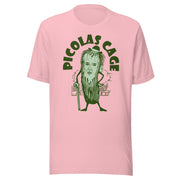 Picolas Cage Shirt, Meme Pickle T shirt, Nick Fan Funny Vintage T-Shirt, Fan Funny Gift for Dad  Love Your Mom  Pink S 