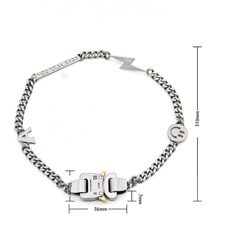 Titanium steel short necklace  wegodark   