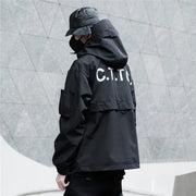 Combat Clip Overcome coat | Men's Tactical Combat Waterproof Windbreaker | Functional Wind Cargo Jacket | Spring Autumn Long Sleeve Jacket  wegodark   