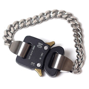 Functional Lock Unisex Hero Bracelet | Unisex Lock Bangle Bracelet | Chained Locking Engraved Bracelet | Lock Key Bracelet Couple Jewelry  wegodark Black  