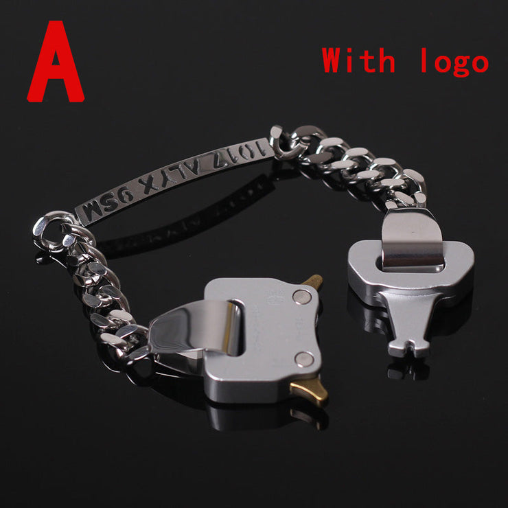 Functional Lock Unisex Hero Bracelet | Unisex Lock Bangle Bracelet | Chained Locking Engraved Bracelet | Lock Key Bracelet Couple Jewelry  wegodark A  