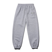 Autumn And Winter Thick Pants | Warm Waffle Sweatpants | Men's Trend Plaid Pants | Korean Loose Sweatpants | Jogging Fitness Sports Pants  wegodark   