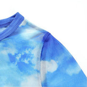 Net Yarn Crop Tops | Long Sleeve Summer Top | Casual Sheer Mesh Top | Shirt Turtleneck Blouse | O Neck Transparent Top | Crop Top T-Shirts  wegodark   