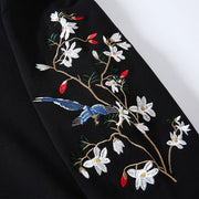 Hooded Chinese Style Embroidered Couple Sweater | Unisex Chinese Style Novelty Fashion Harajuku | Hip Hop Couple Embroidered Hoodies  wegodark   