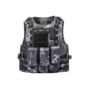 Amphibious Tactical Vest Vest MOLLE Camouflage Multifunction Lightweight Combat Vest CS Chicken Eating Tactical Equipment 1 1   